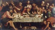 Jacopo Bassano The last communion oil